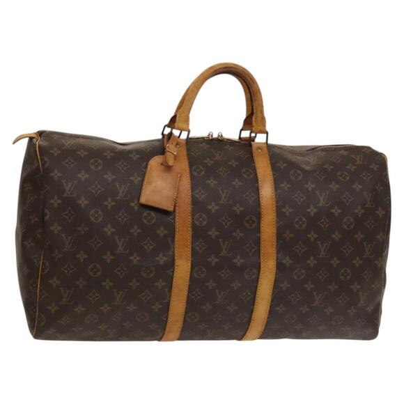 LOUIS VUITTON Monogram Keepall 55 Boston Bag M41424 - Picture 1 of 16